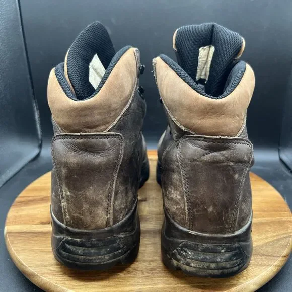 Merrell Men’s Size 9 Ridge Gore-Tex II Dark Brown Leather Boots Vibram Goretex - Picture 4 of 8